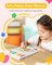 3 Pack Paint with Water Coloring Books for Toddlers, Watercolor Paint Set with 6 Brushes, Painting Activity for Kids Ages 4 5 6 7 8, Christmas Gift Arts & Crafts Toy, Princess, Forest & Sea